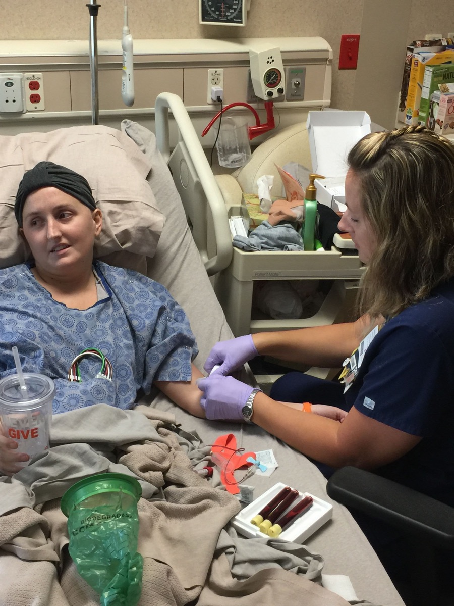 A photo from Angela's life shared by the AES Cancer Foundation family