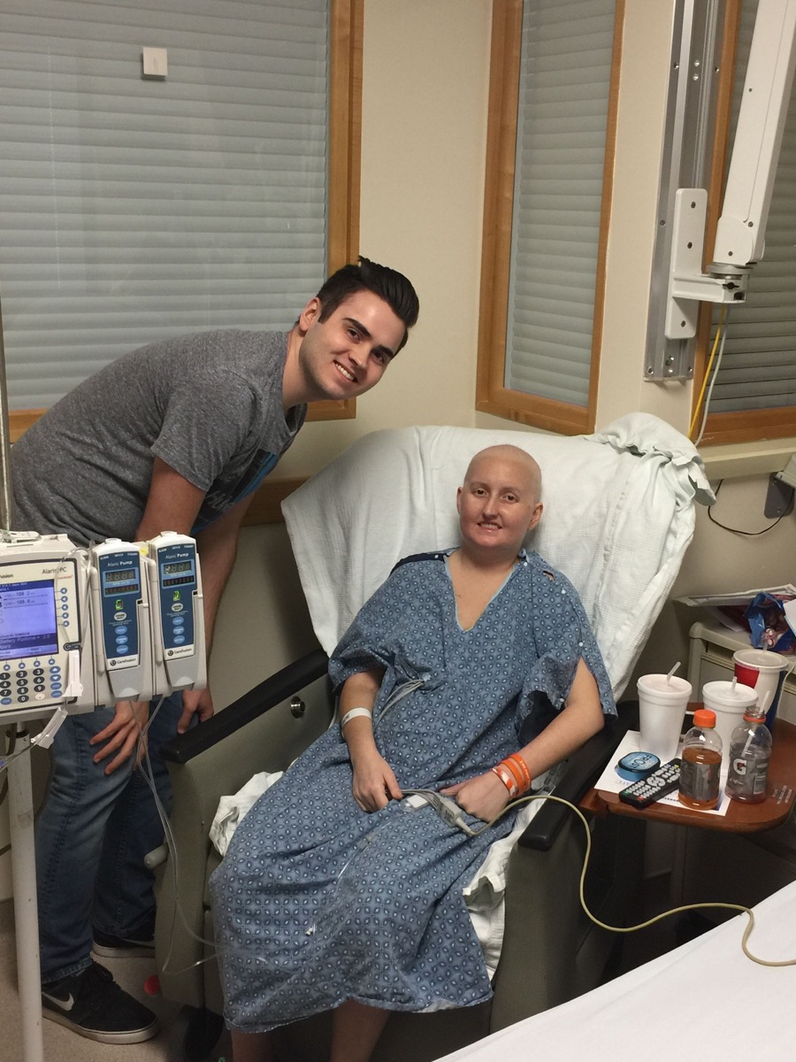 Angela with her family — a memory shared by AES Cancer Foundation