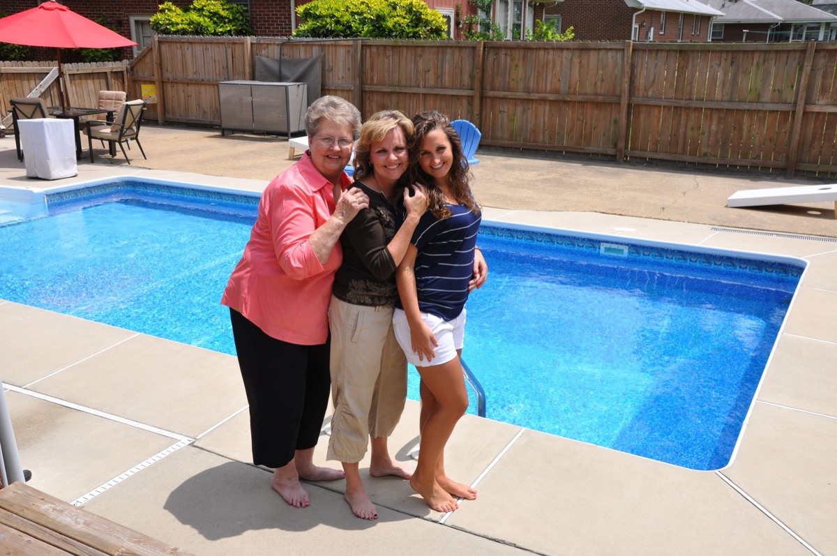 Angela with family